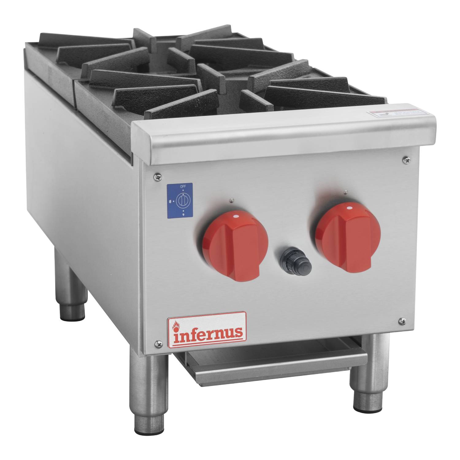 Infernus INF-GB2 Counter-top 2 x 7kW Gas Burner Hob