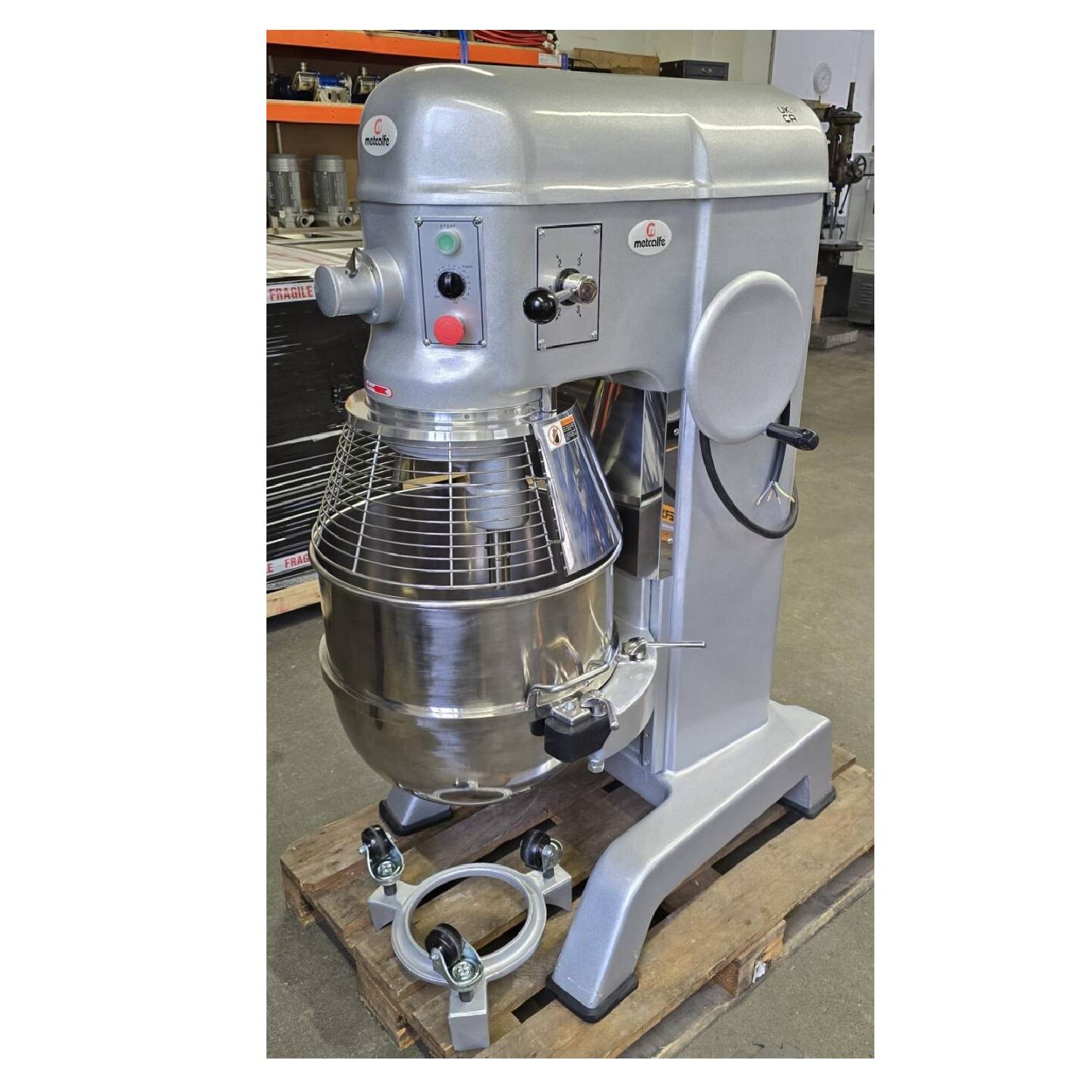 GRADED Metcalfe MP60 Planetary Mixer – 60L, Gear Driven, Ex-Demo