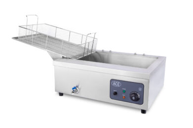 ACE 20L Single Tank Electric Fryer ACE 20L Electric Countertop Fryer – Ideal for Doughnuts, Fish & Chips
