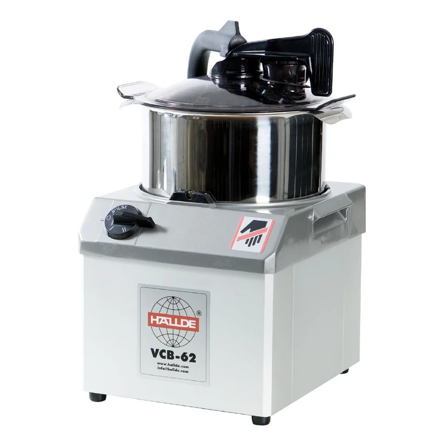 GRADED Hallde VCB-62 Vertical Cutter/Blender – 6L, 3 Phase, Used Once VCB-62 Vertical Cutter/Blender