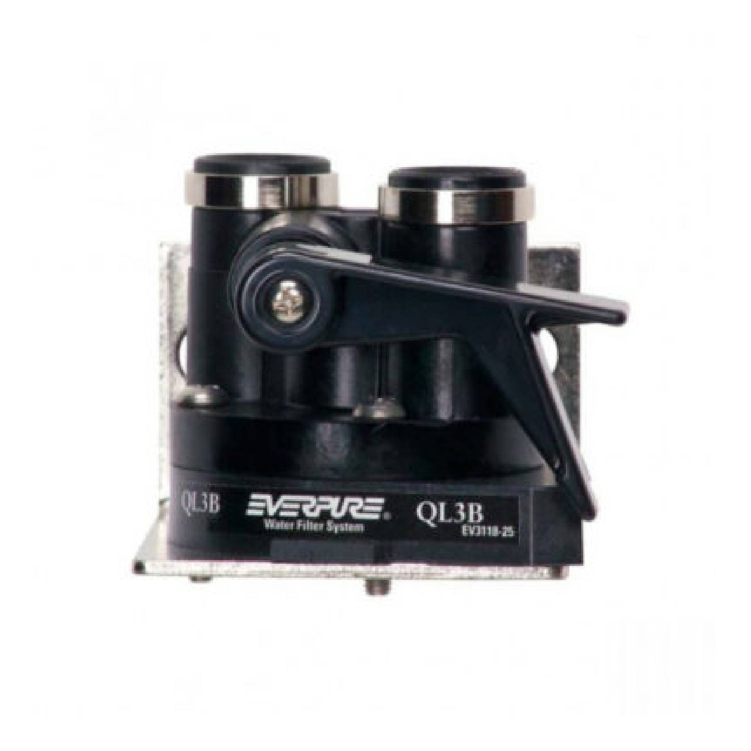 Everpure QL3B Filter Head with Shut Off Valve – For Everpure Cartridges