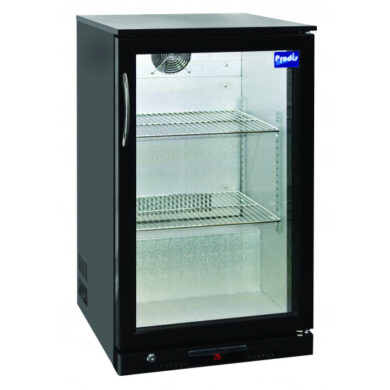 Prodis NT1SLIM-HC 500mm Slimline Single Door Bottle Cooler – Black