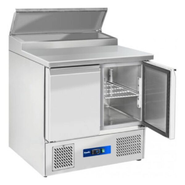 Prodis EC-2PREP 2 Door Compact Prep Table – 5 x 1/6GN Topping Well