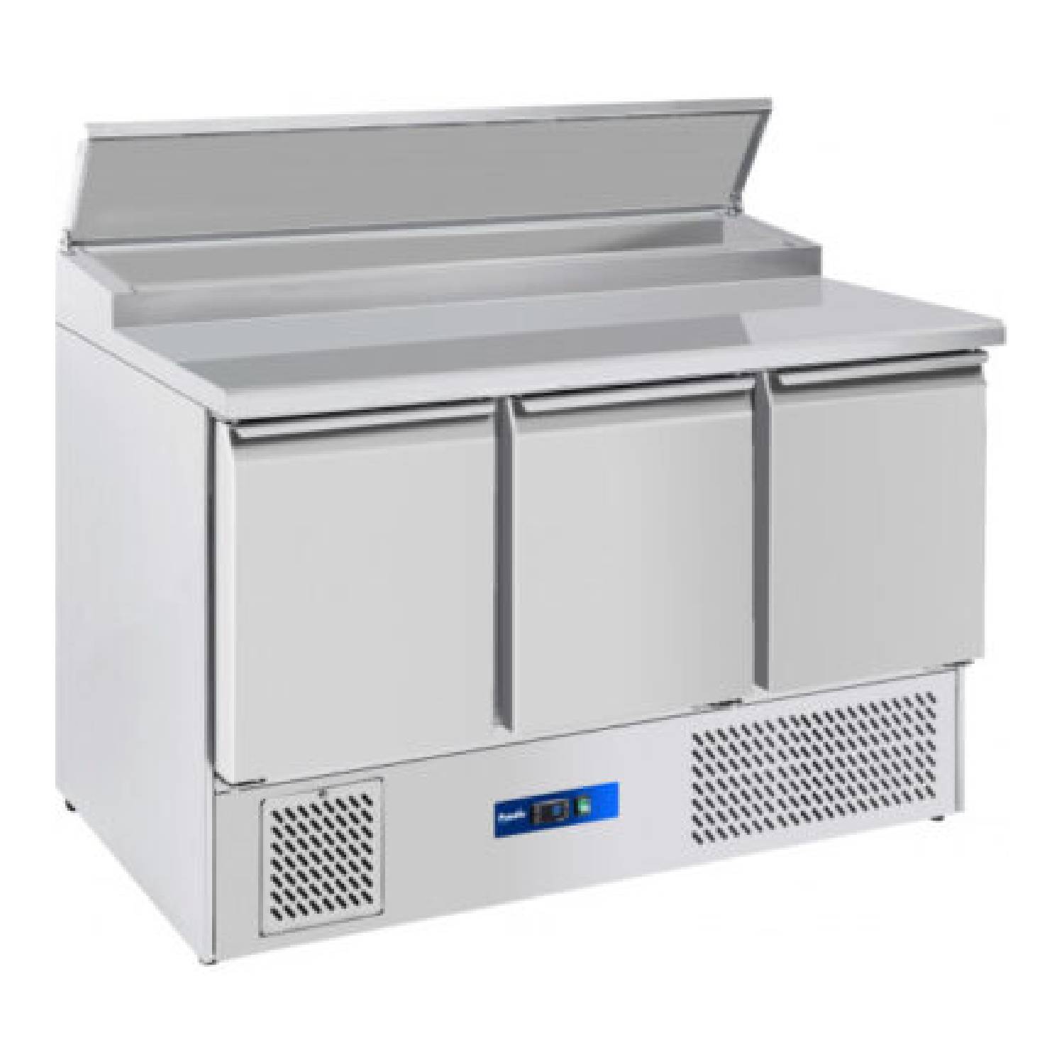 Prodis EC-3PREP-LE 3 Door Compact Prep Table – 8 x 1/6GN Topping Well Prodis EC-3PREP-LE 3 Door Compact Prep Table – 8 x 1/6GN Topping Well