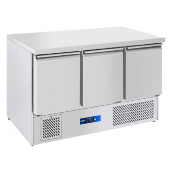 Prodis EC-3SS Compact Saladette Counter, 3 Door – Flat Top