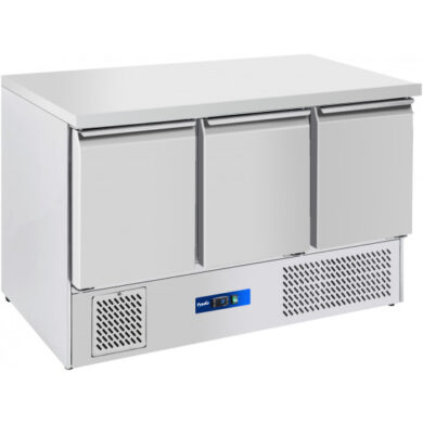 Prodis EC-3SS Compact Saladette Counter, 3 Door – Flat Top