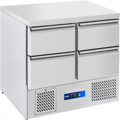 Prodis EC-4DSS-LE 4 Drawer Ventilated Compact Counter - Flat Top