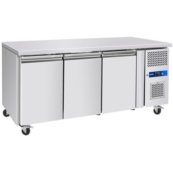 Prodis GRN-C3R Professional 3 Door Stainless Steel Counter Fridge