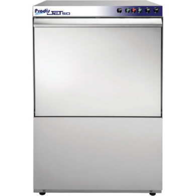Prodis JET50DP 500mm Cabinet Dishwasher – Drain Pump, 4-Minute Cycle (13A Plug)