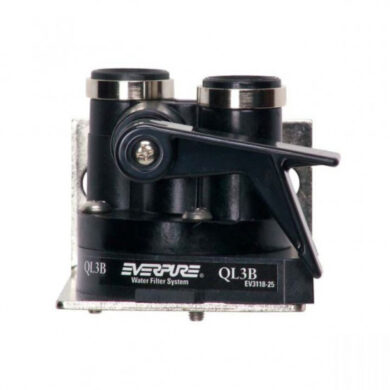 Everpure QL3B Filter Head with Shut Off Valve – For Everpure Cartridges
