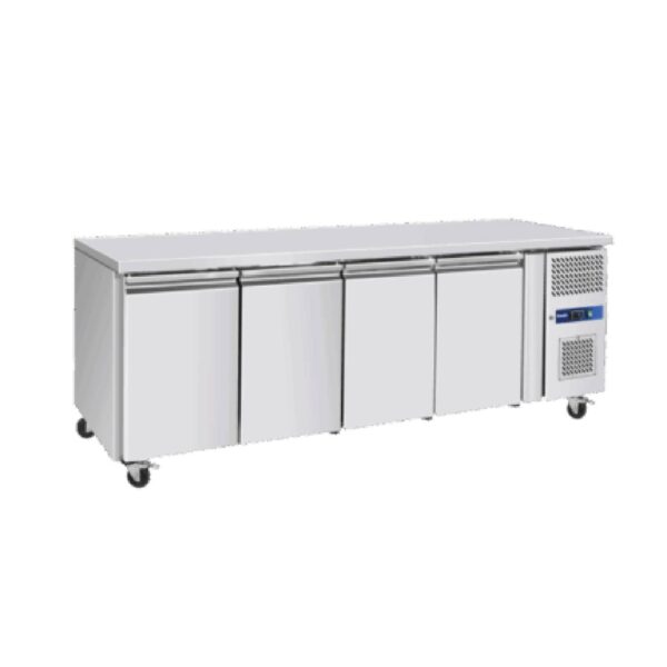 Prodis GRN-C4R Professional Four Door Stainless Steel Counter Fridge