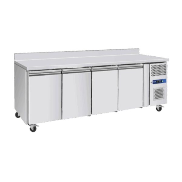 Prodis GRN-W4F Professional Four Door Stainless Steel Counter Freezer with Upstand