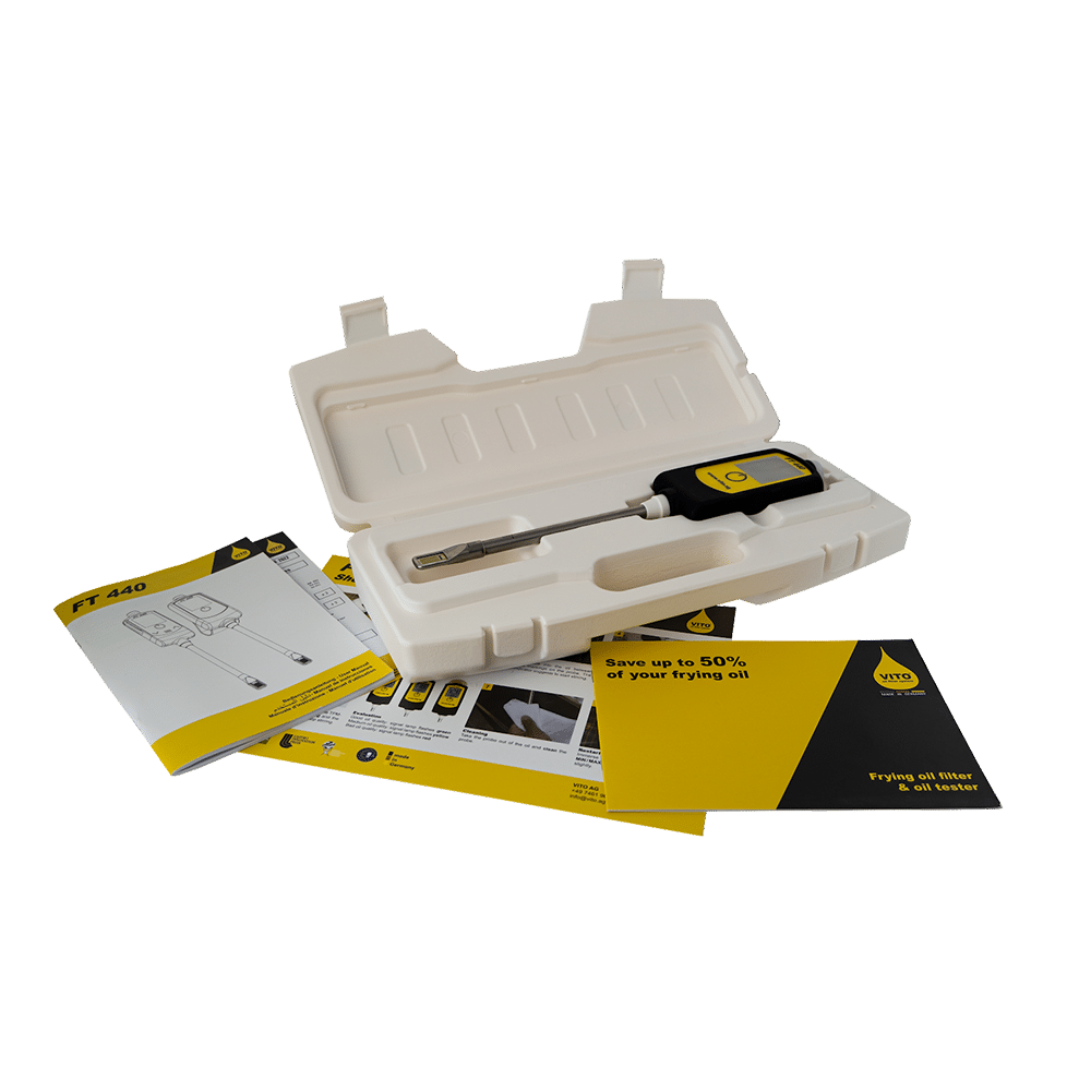 VITO Oil Tester FT440 – Digital TPM & Temperature Meter (IP67) VITO Oil Tester FT440 - Digital TPM & Temperature Meter (IP67) - Image 3