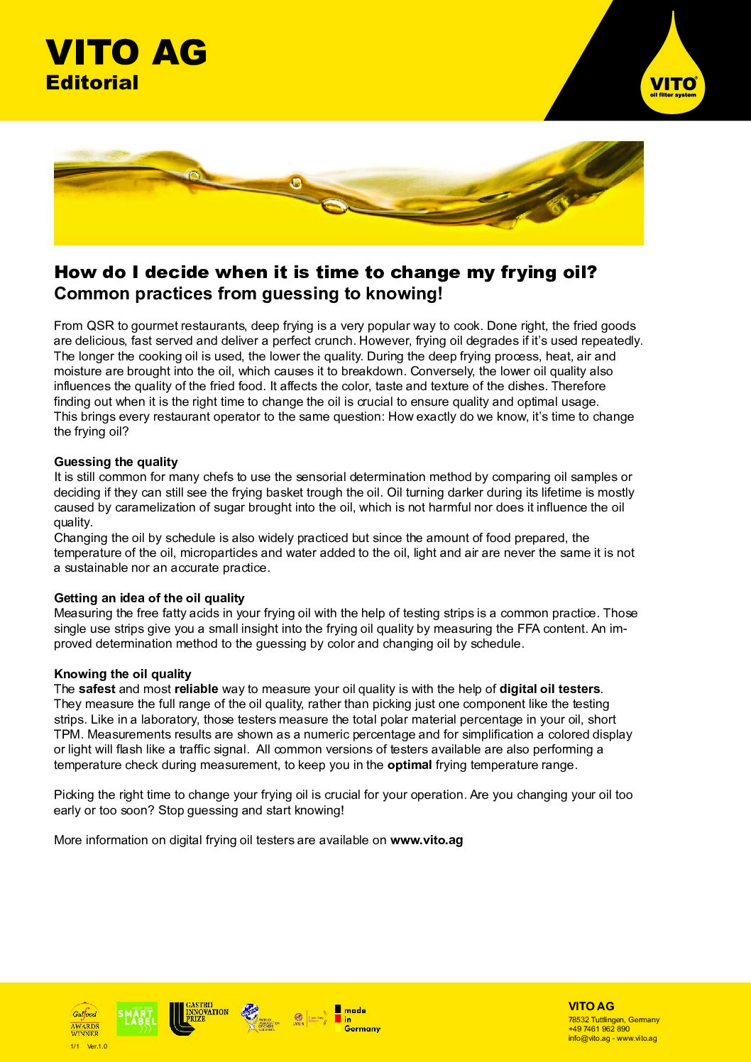 VITO Oil Tester FT440 – Digital TPM & Temperature Meter (IP67) VITO Oil Tester FT440 - Digital TPM & Temperature Meter (IP67) - Image 5