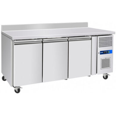 Prodis GRN-W3R Professional Three Door Stainless Steel Counter Fridge with Upstand