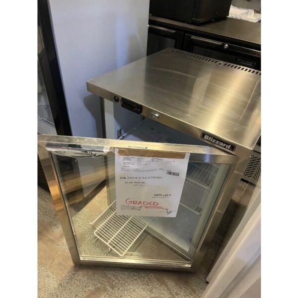 Blizzard UCF140CR Glass Door Under Counter Freezer – Graded Commercial Undercounter Display Freezer UCF140CR Glass Door Under Counter Freezer – Graded Commercial Undercounter Display Freezer