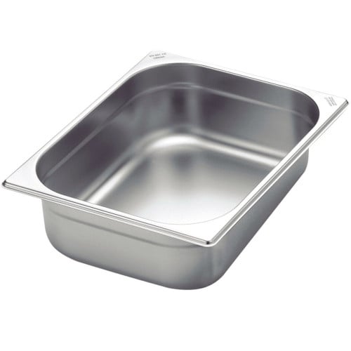1/2 GN 100 mm Deep Stainless Steel Gastronorm Pan / Container