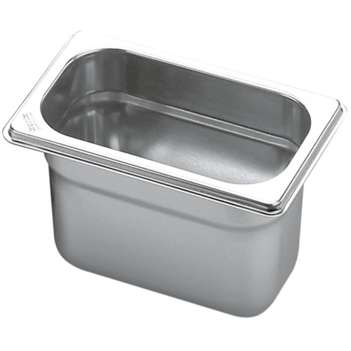 1/9 GN 150mm Deep Stainless Steel Gastronorm Pan / Container