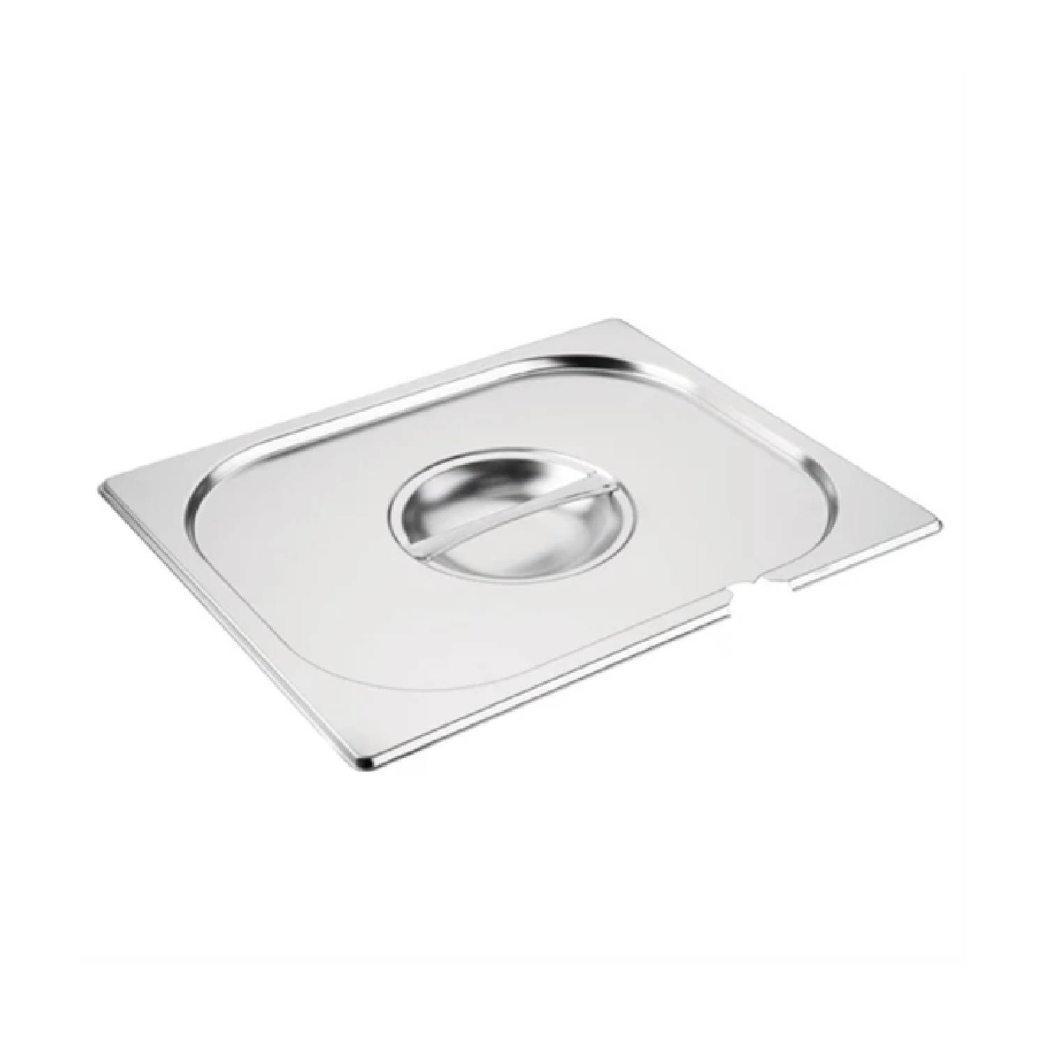 1/2 GN Stainless Steel Gastro Pan/Container Lid – Notched Lid