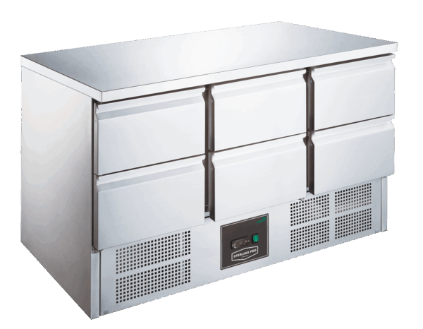 Sterling Pro Cobus SPU303-6D 6 Drawer Undermounted Counter, 368 Litres Sterling Pro Cobus SPU303-6D 6 Drawer Undermounted Counter, 368 Litres