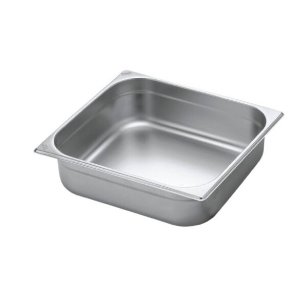 2/3 GN 100mm Deep Stainless Steel Gastronorm Pan / Container