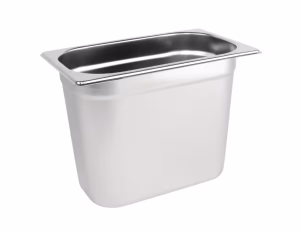 1/4 GN 200mm Deep Stainless Steel Gastronorm Pan / Container