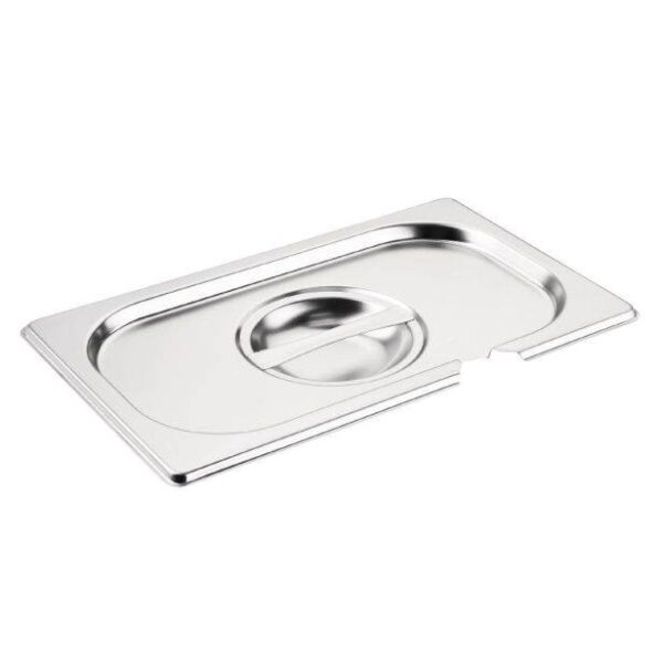 1/1 GN Stainless Steel Gastro Pan/Container Lid – Notched Lid