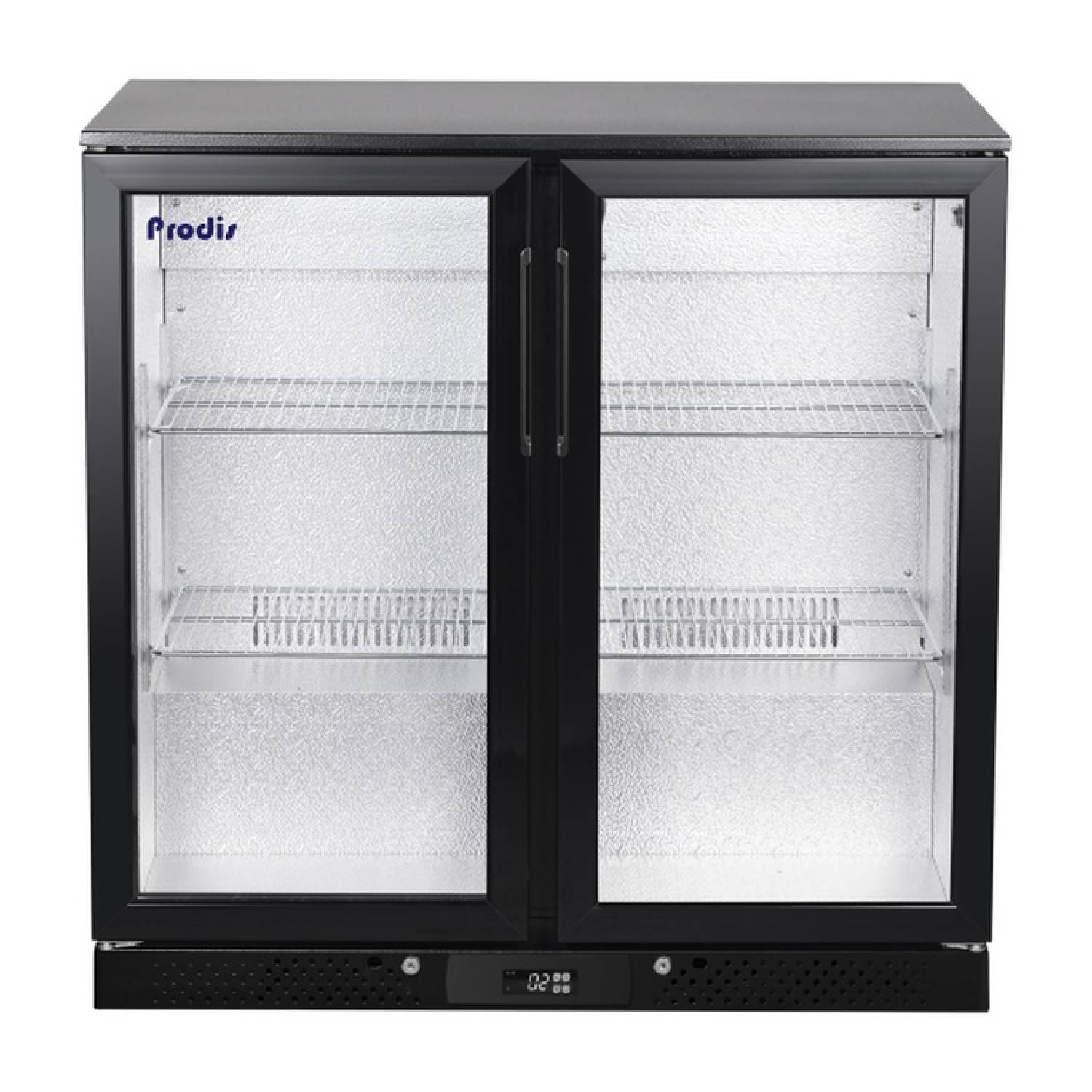 Prodis NT2BHLO-LE Low Energy, Low Profile Double Hinged Door Bottle Cooler Prodis NT2BHLO-LE Low Energy, Low Profile Double Hinged Door Bottle Cooler