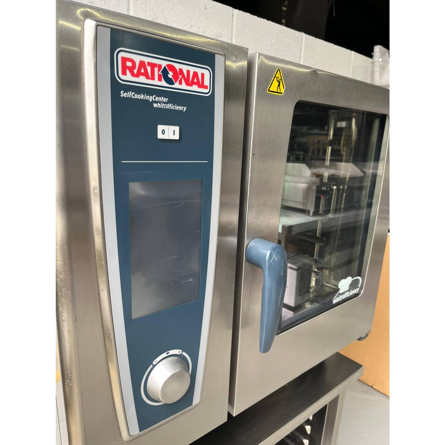 Rational SCCWE 61/1 6 Grid Gas Combi Oven on a UGII Stand Rational SCCWE 61/1 6 Grid Gas Combi Oven on a UGII Stand