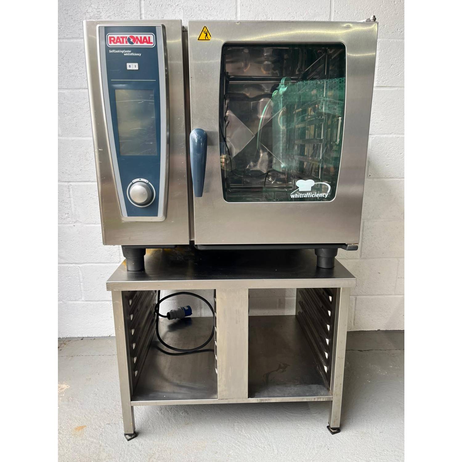Rational SCCWE 61/1 6 Grid Gas Combi Oven on a UGII Stand