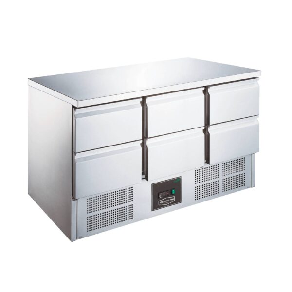 Sterling Pro Cobus SPU303-6D 6 Drawer Undermounted Counter, 368 Litres