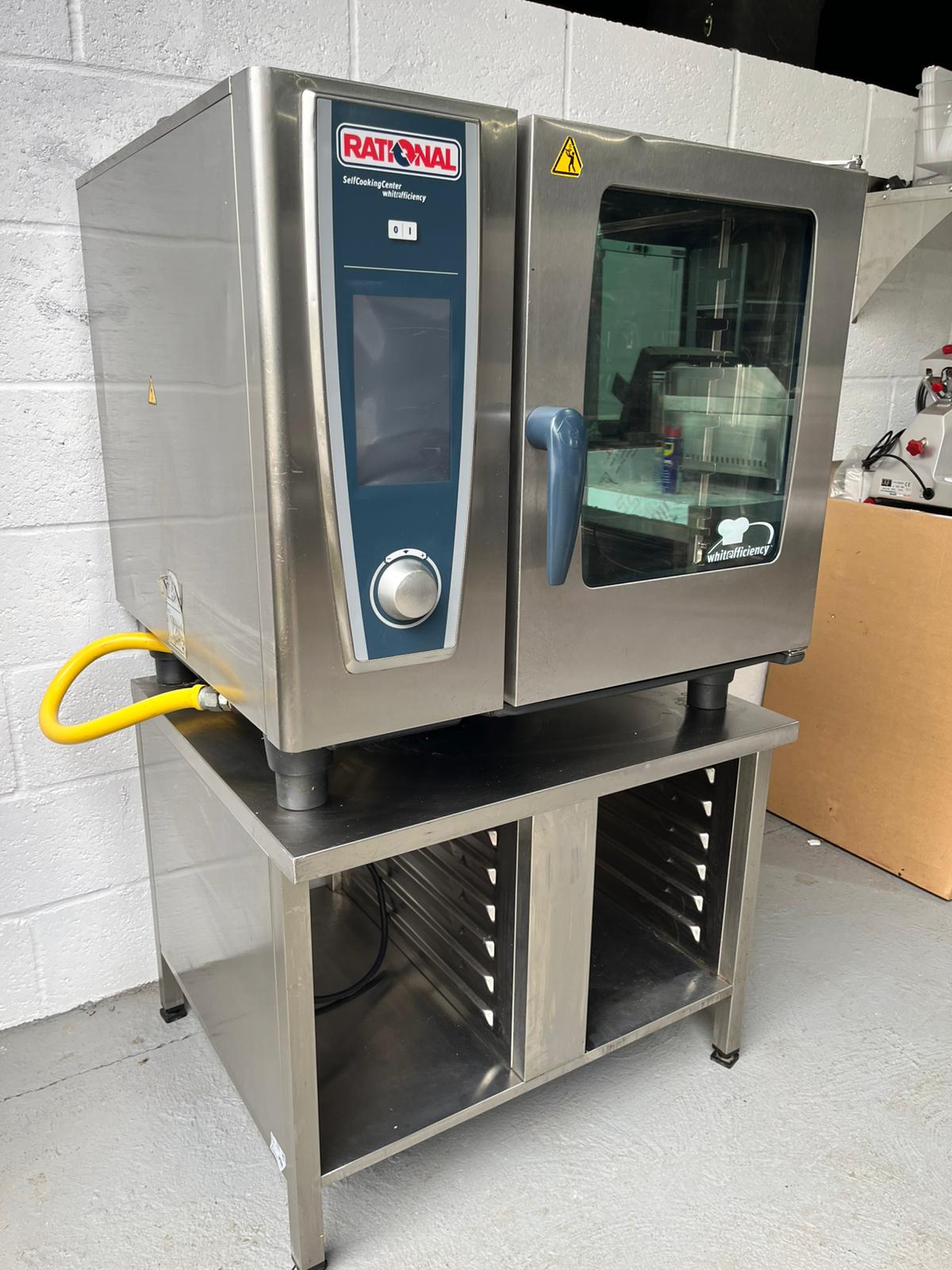 Rational SCCWE 61/1 6 Grid Gas Combi Oven on a UGII Stand Rational SCCWE 61/1 6 Grid Gas Combi Oven on a UGII Stand - Image 8