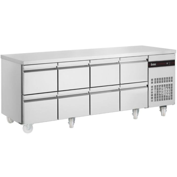 GRADED INOMAK PN2222-HC Eight-Drawer Gastro Counter Refrigerator GRADED INOMAK PN2222-HC Eight-Drawer Gastro Counter Refrigerator - Image 3