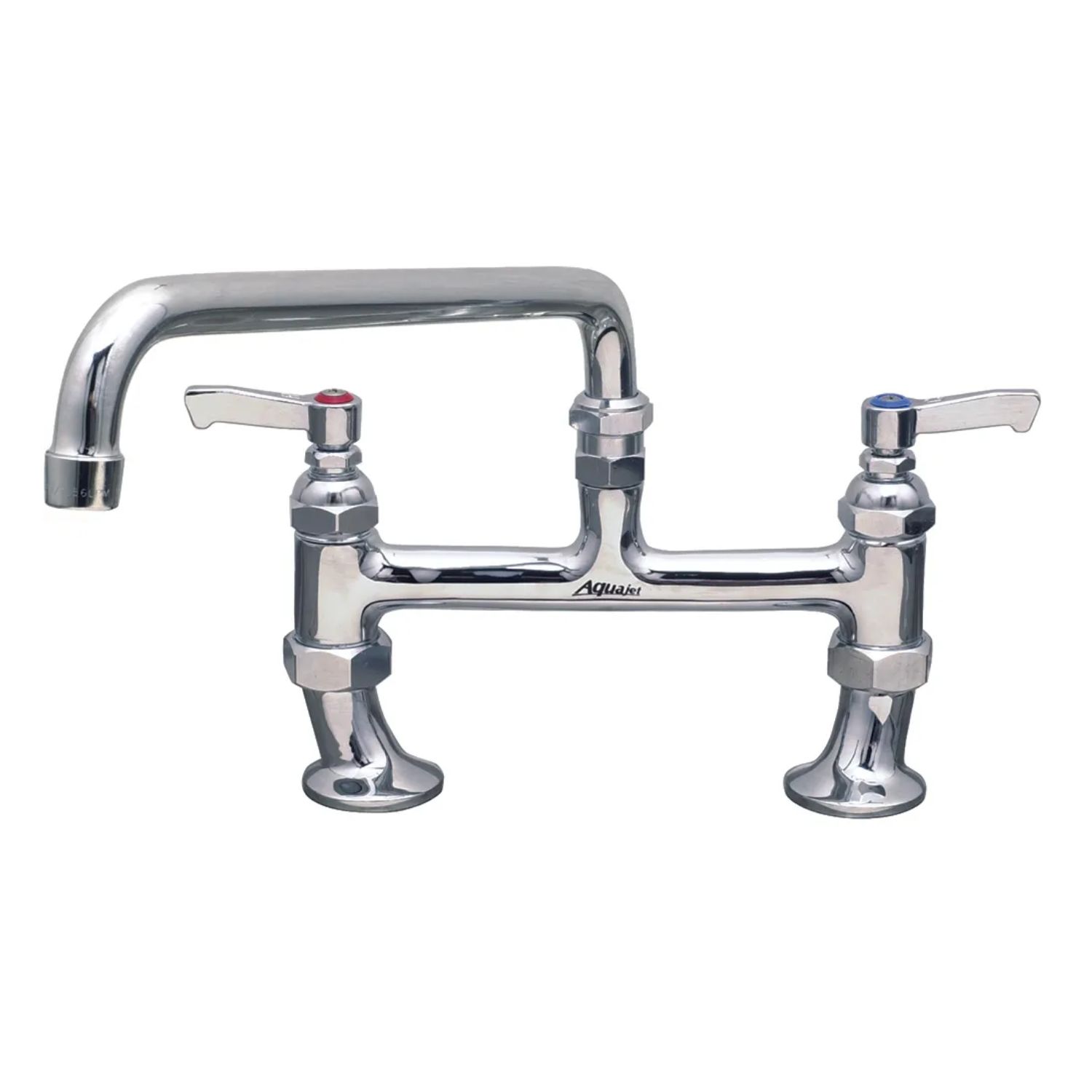 AquaJet AJ-B-312L Twin Mixer Tap with Lever control and 300mm Swivel Spout