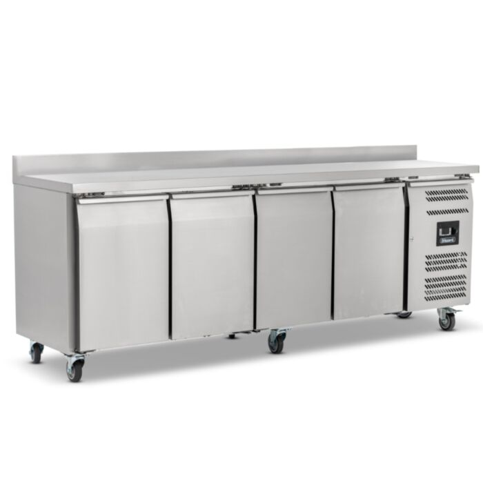 GRADED Blizzard HBC4 Four Hinged Door Refrigerated Counter With Upstand GRADED Blizzard HBC4 Four Hinged Door Refrigerated Counter With Upstand - Image 5