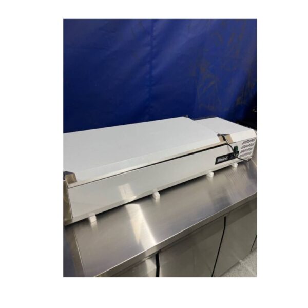 GRADED Blizzard TOP1200EN 1.2m Hinged Prep Top – 1/3 Gastronorm