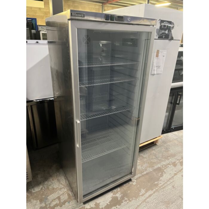 GRADED Blizzard HSG60 Upright Single Hinged Glass Door Fridge 533L GRADED Blizzard HSG60 Upright Single Hinged Glass Door Fridge 533L