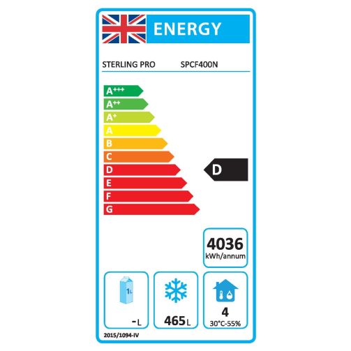 Sterling Pro Cobus SPCF400N 4 Door Freezer Counter 553L Sterling Pro Cobus SPCF400N 4 Door Freezer Counter 553L - Image 5