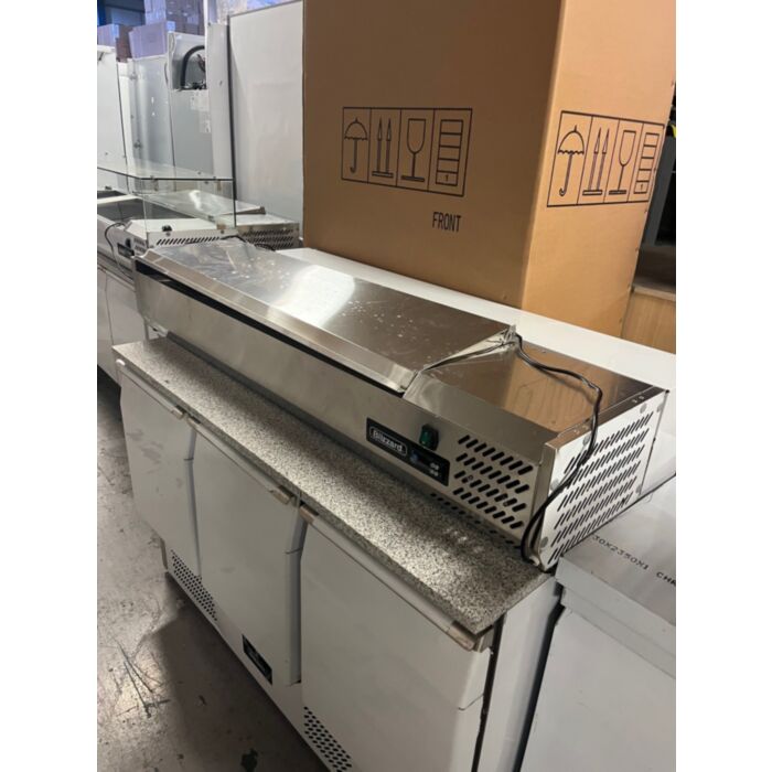 GRADED Blizzard TOP1500-14EN 1.5m Hinged 1/4 Gastronorm Prep Top GRADED Blizzard TOP1500-14EN 1.5m Hinged 1/4 Gastronorm Prep Top