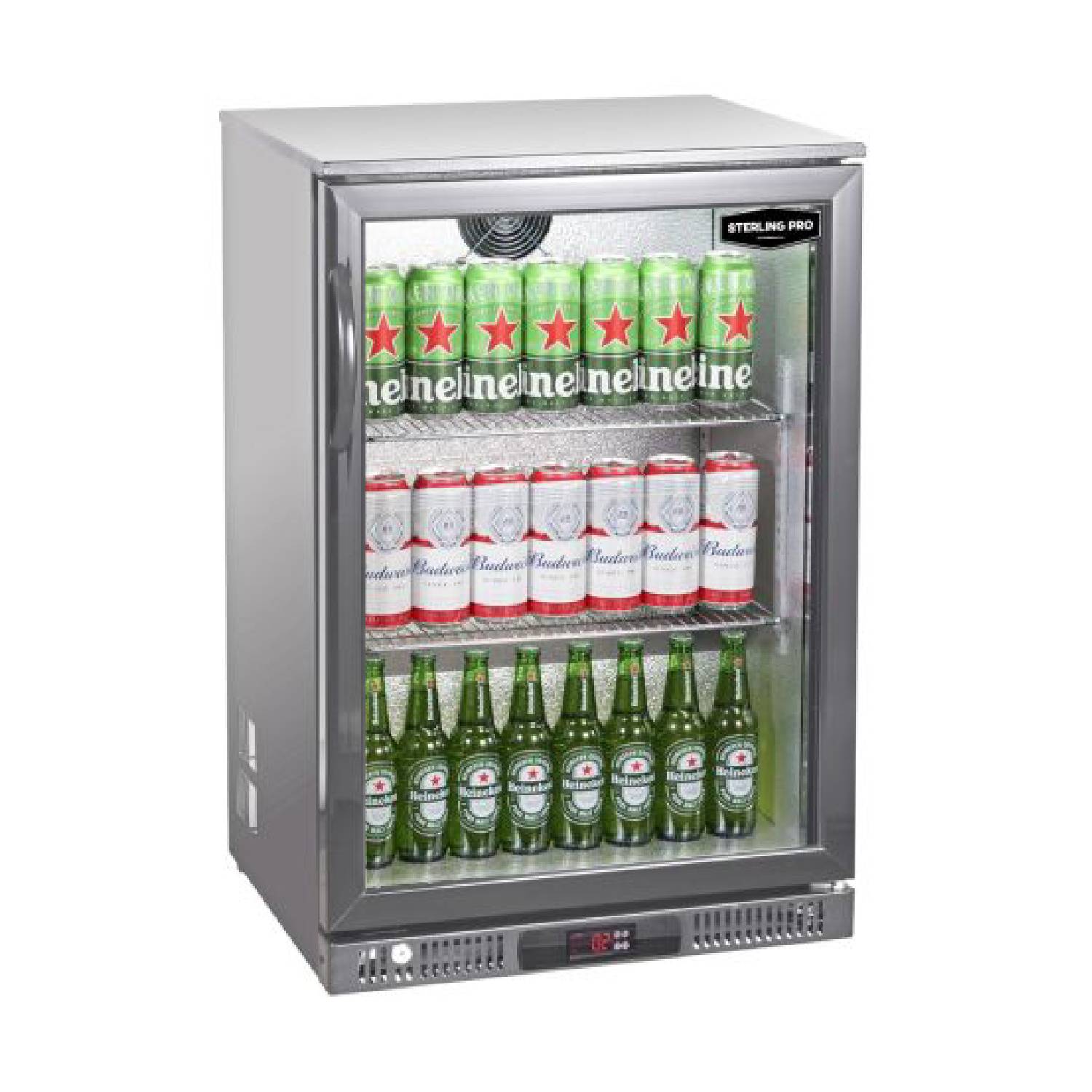 Sterling Pro Green SP1LO-OUT-STS Outdoor Stainless Steel Bottle Cooler – 106 x 330ml Bottles Sterling Pro Green SP1LO-OUT-STS Outdoor Stainless Steel Bottle Cooler – 106 x 330ml Bottles
