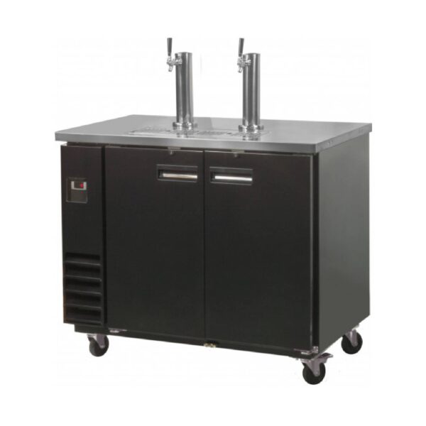 Prodis NTKC2 Double Door Double Tap Keg Cooler – 2 Keg Draught Beer Dispenser Prodis NTKC2 Double Door Double Tap Keg Cooler – 2 Keg Draught Beer Dispenser
