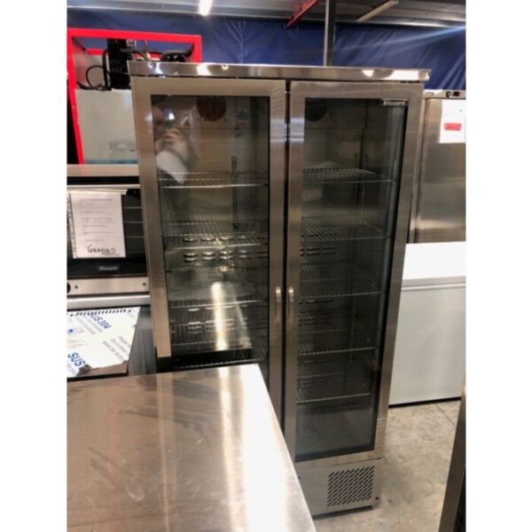 Blizzard BAR20SS Double Glass Door Bottle Cooler – Graded Commercial Bottle Cooler