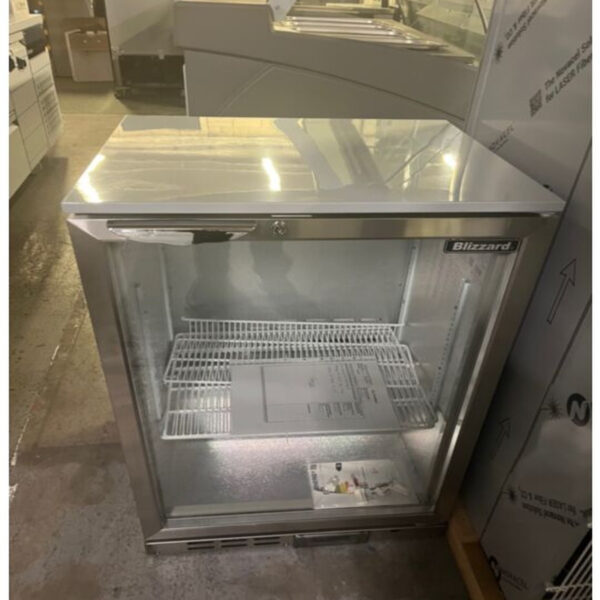 Blizzard BAR1SS Glass Door Bottle Cooler – Graded Commercial Bottle Cooler
