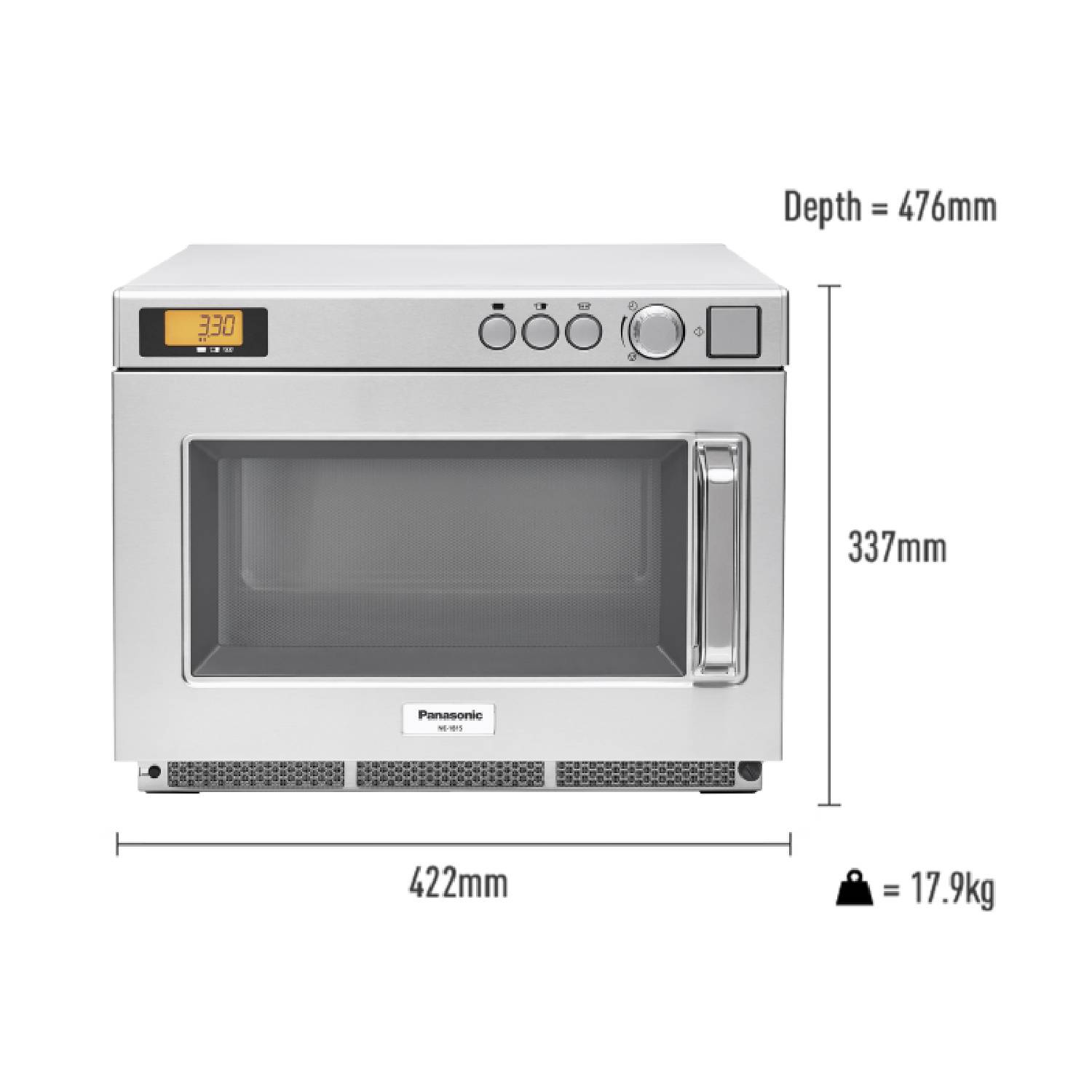 Panasonic NE-1815 Commercial Inverter Microwave 1800W 18L