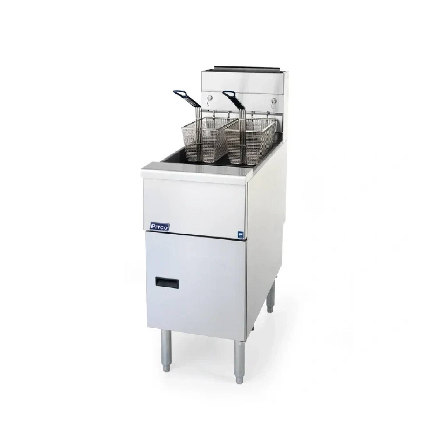 Pitco CE-VF35S Natural Gas Fryer – Graded Commercial Single Tank Fryer Pitco CE-VF35S Natural Gas Fryer – Graded Commercial Single Tank Fryer