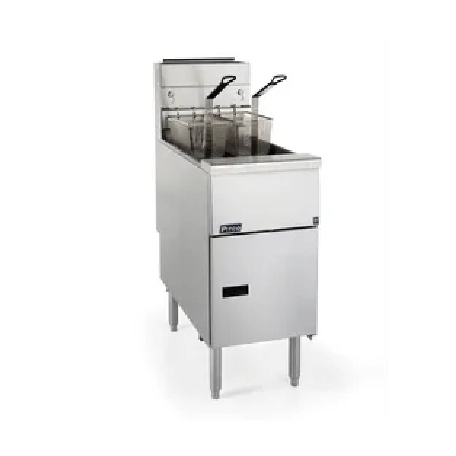 Pitco SG14S Natural Gas Fryer – Graded Commercial Single Tank Fryer Pitco SG14S Natural Gas Fryer – Graded Commercial Single Tank Fryer