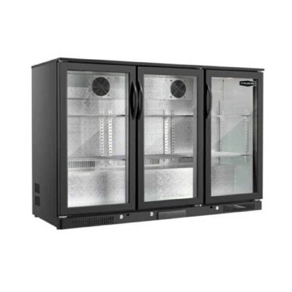 Sterling Pro Green SP3HC-LOW-BH Low Height Triple Door Bottle Cooler – Graded Commercial Bottle Fridge
