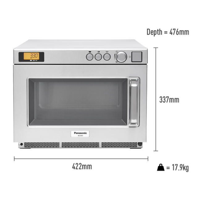Panasonic NE-1815 Commercial Inverter Microwave 1800W 18L