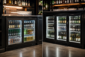 Sliding vs Hinged Door Bottle Coolers: Which Is Right for Your Bar?