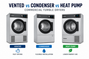Commercial Tumble Dryers: Vented, Condenser or Heat Pump?